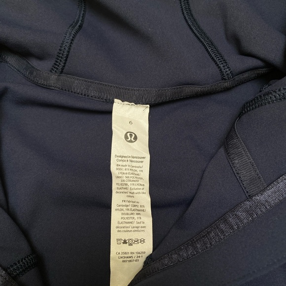 Lululemon true navy hooded define jacket, 6, Nulu - Picture 4 of 5